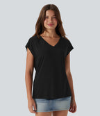 Aurella Flex™ – Essential V-Neck Shirt