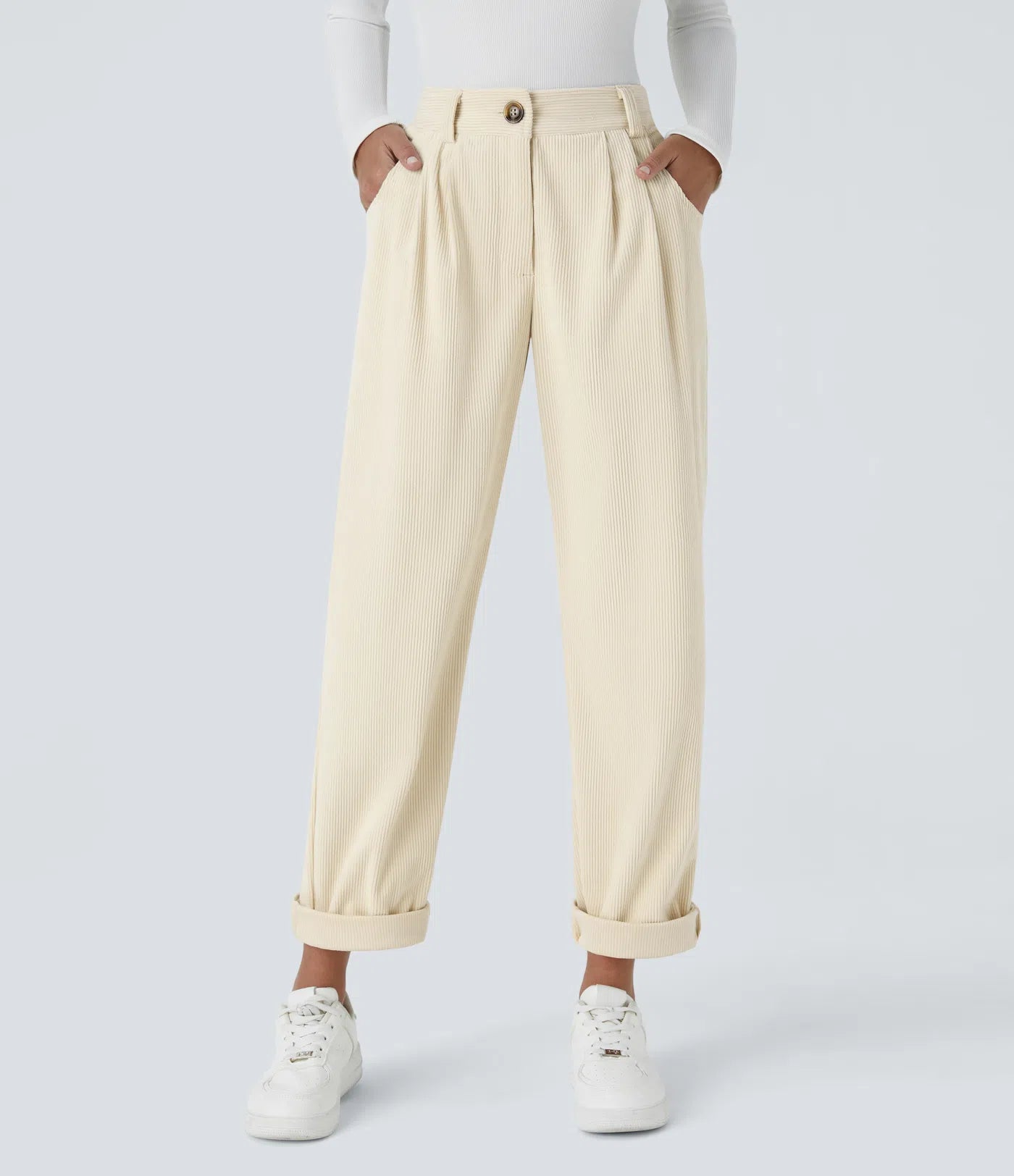 Aurella Cord™ – Mid Rise Corduroy Pants