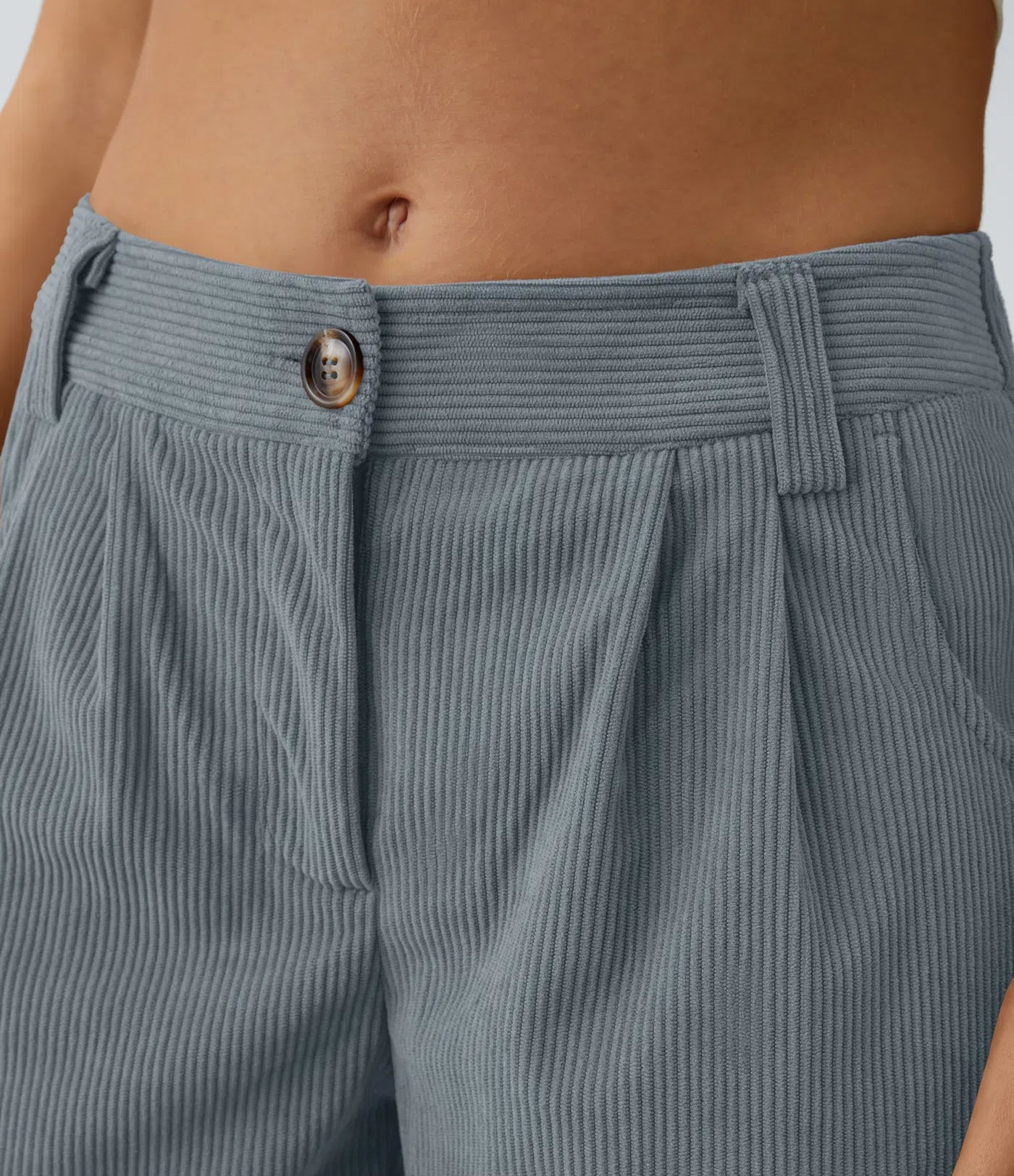 Aurella Cord™ – Mid Rise Corduroy Pants