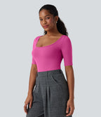 Aurella Airy™ – Soft Touch V-Neck Shirt