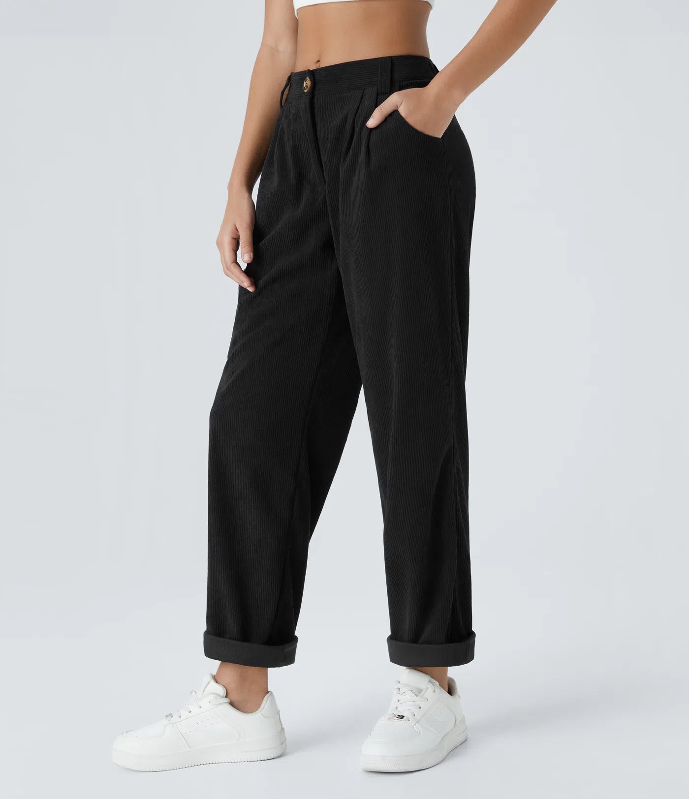 Aurella Cord™ – Mid Rise Corduroy Pants