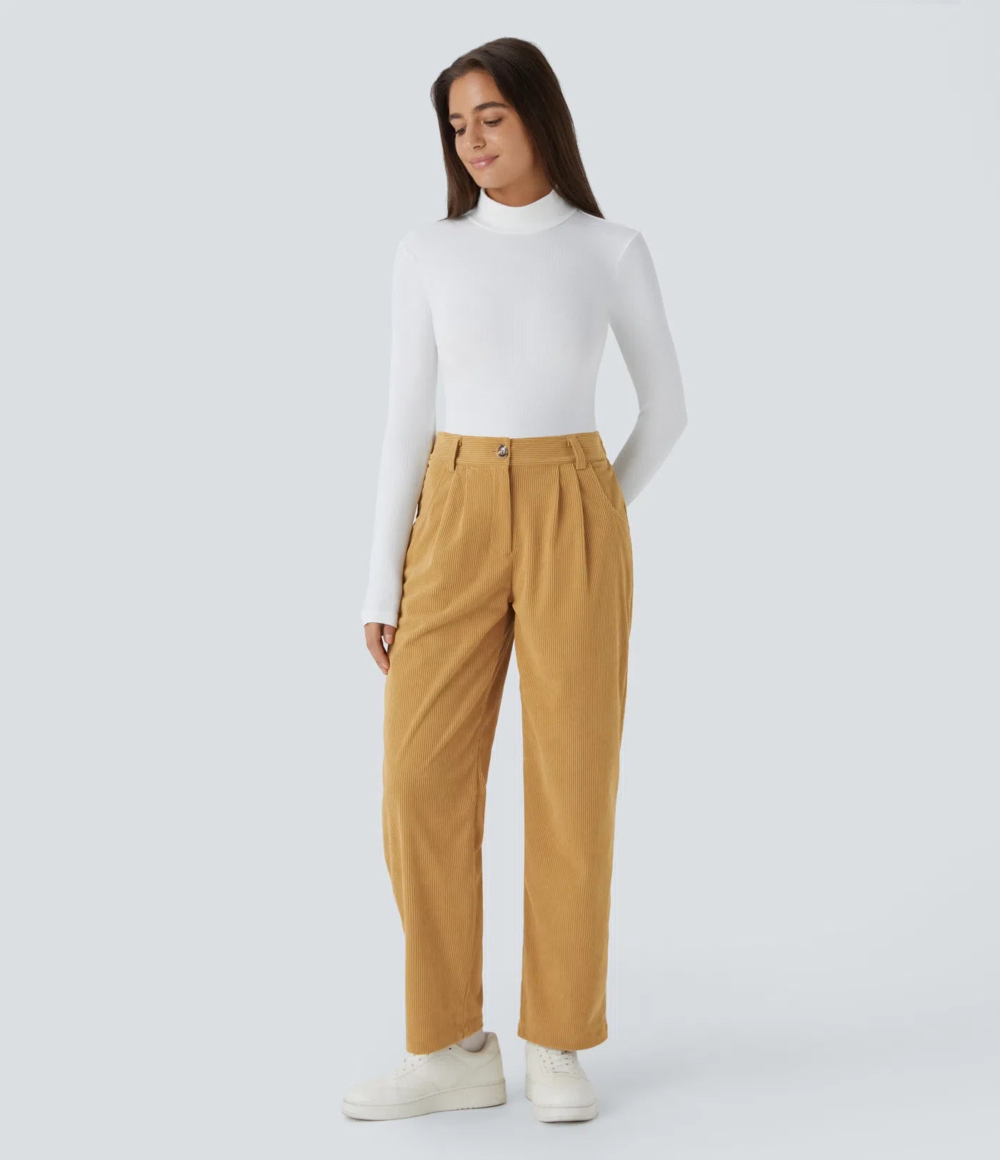 Aurella Cord™ – Mid Rise Corduroy Pants