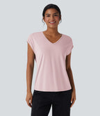 Aurella Flex™ – Essential V-Neck Shirt