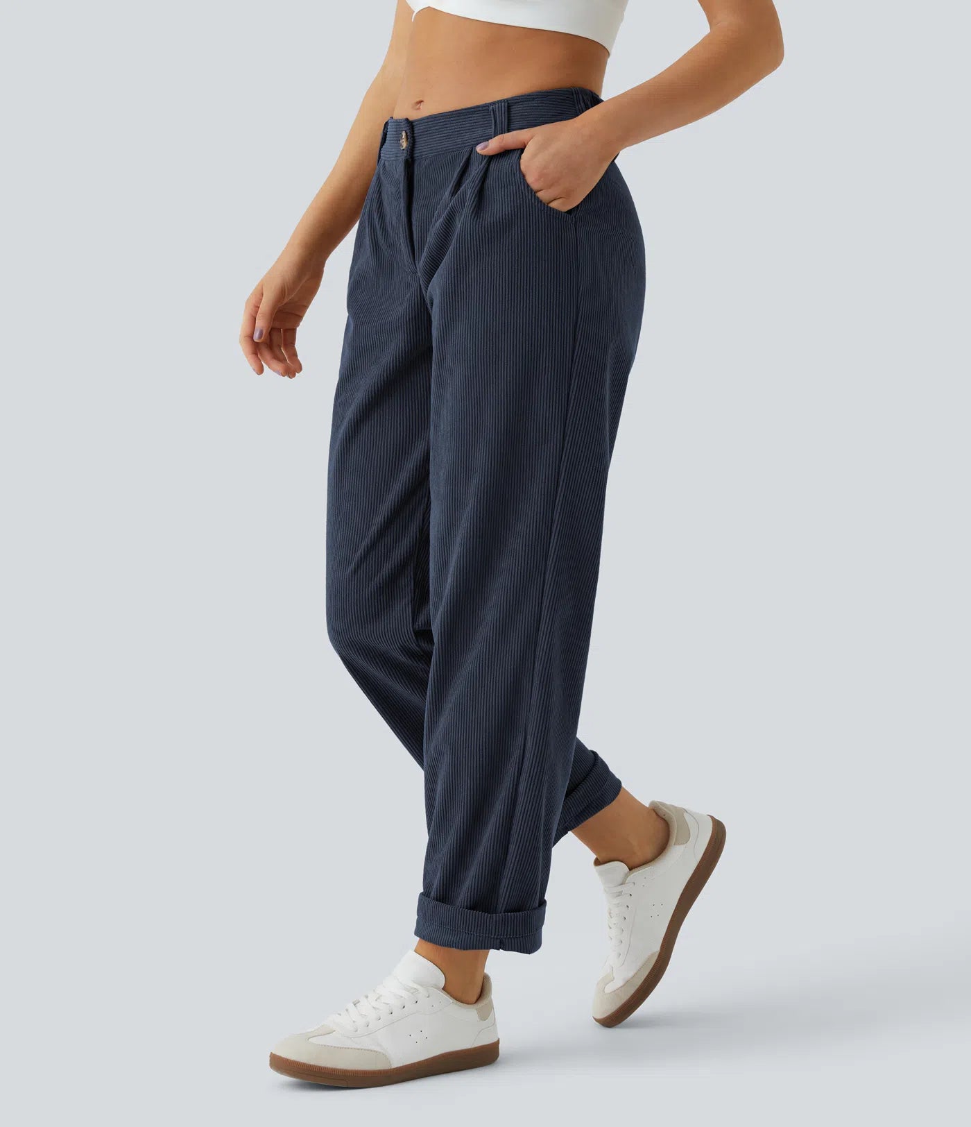 Aurella Cord™ – Mid Rise Corduroy Pants
