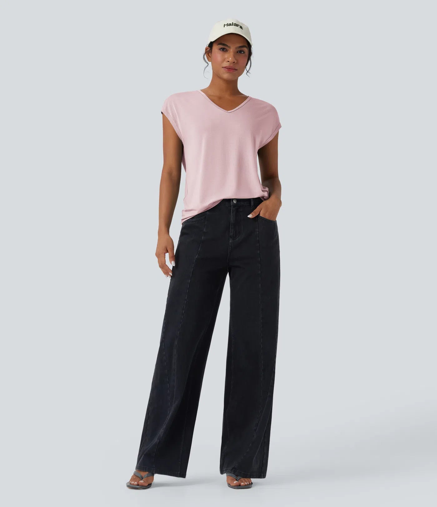 Aurella Flex™ – Essential V-Neck Shirt