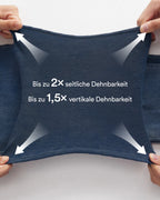 Aurella Flex™ Baggy Jeans aus gewaschenem Stretch-Denim mit hohem Bund und weitem Bein