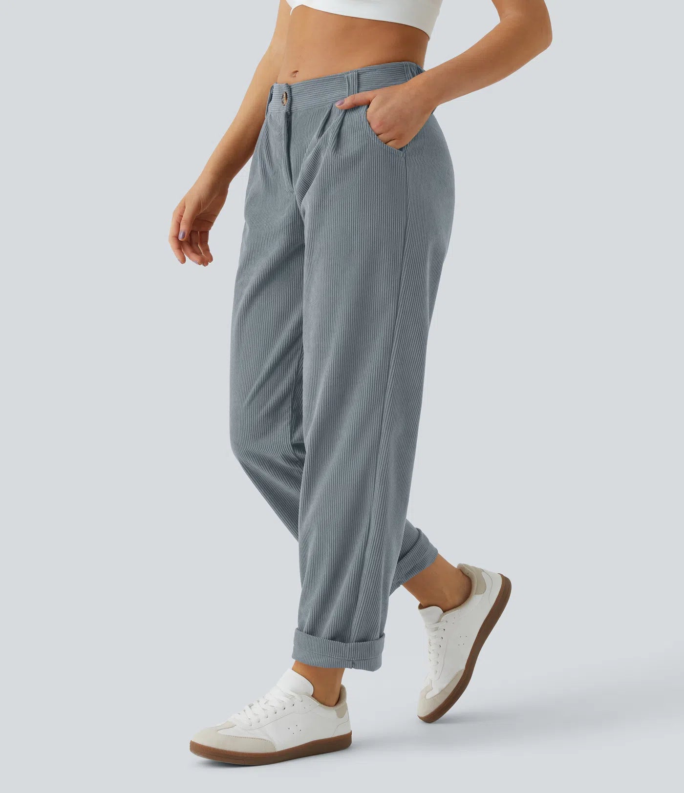 Aurella Cord™ – Mid Rise Corduroy Pants