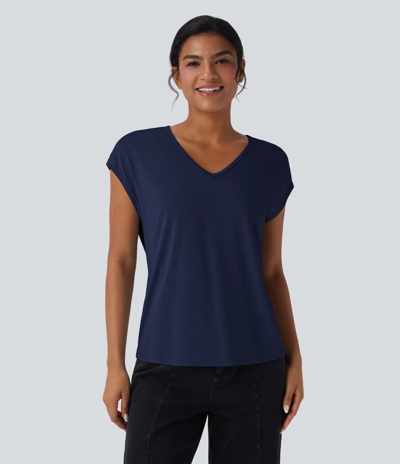 Aurella Flex™ – Essential V-Neck Shirt