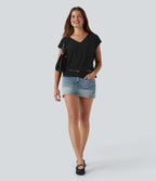 Aurella Flex™ – Essential V-Neck Shirt