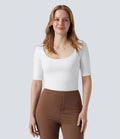 Aurella Airy™ – Soft Touch V-Neck Shirt