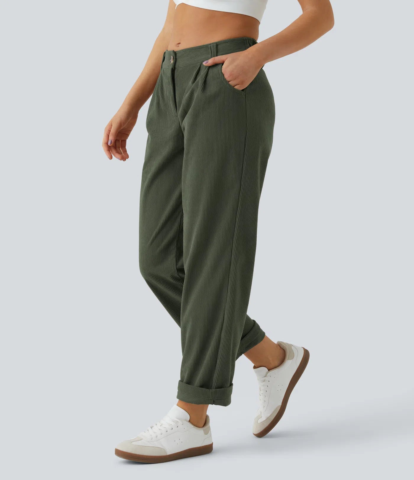 Aurella Cord™ – Mid Rise Corduroy Pants