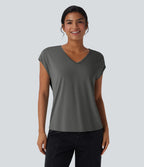 Aurella Flex™ – Essential V-Neck Shirt