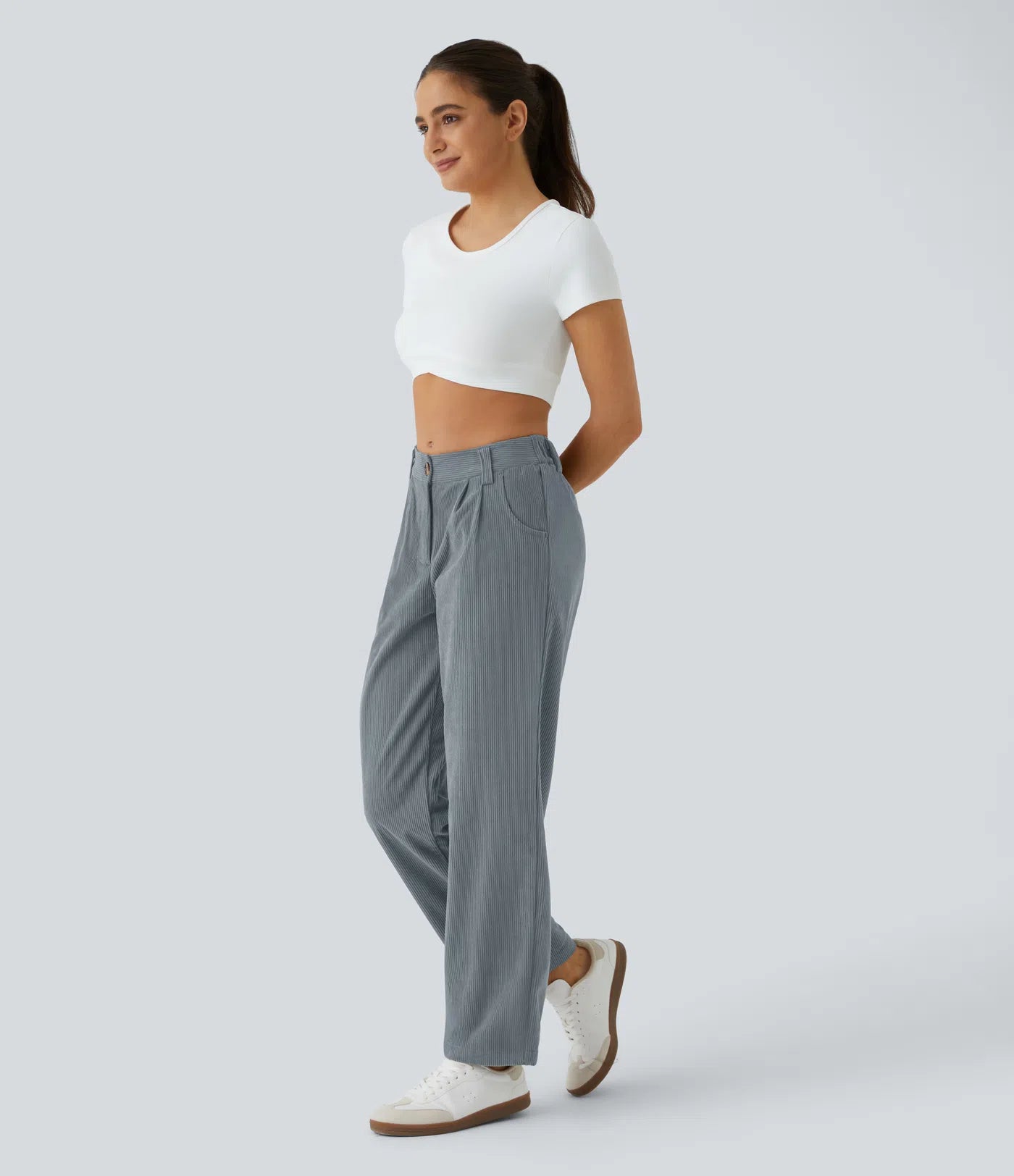 Aurella Cord™ – Mid Rise Corduroy Pants