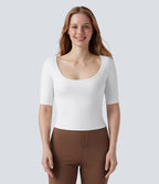 Aurella Airy™ – Soft Touch V-Neck Shirt