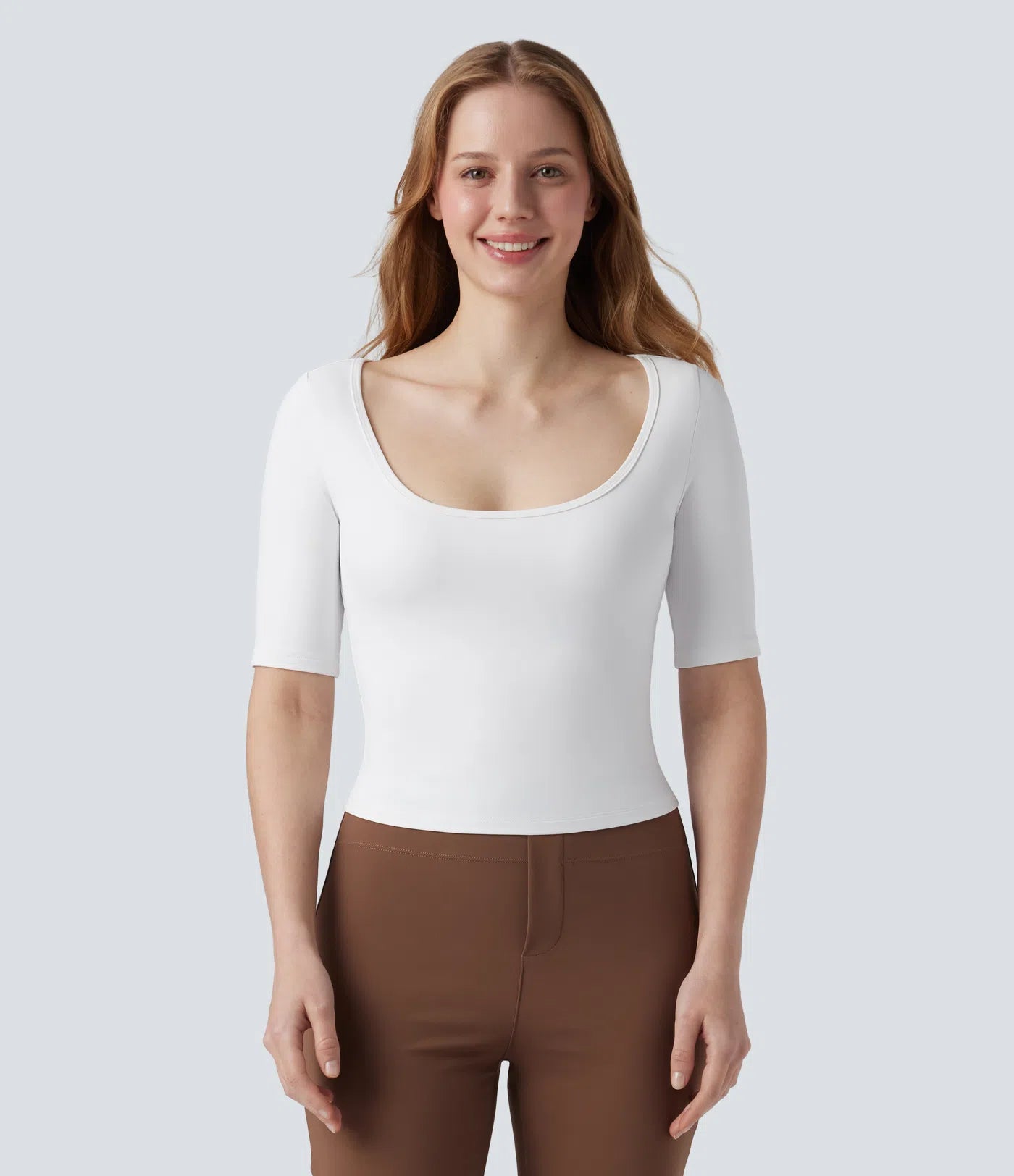 Aurella Airy™ – Soft Touch V-Neck Shirt