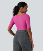 Aurella Airy™ – Soft Touch V-Neck Shirt