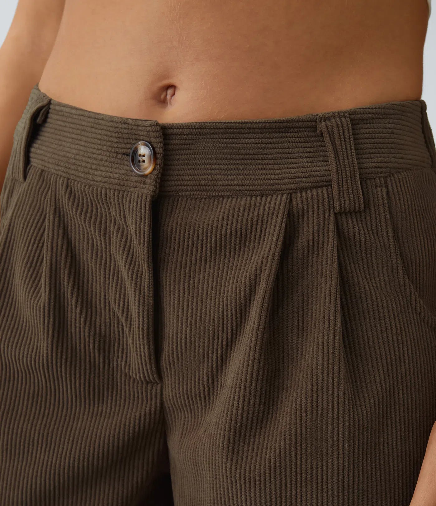 Aurella Cord™ – Mid Rise Corduroy Pants