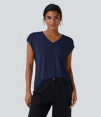 Aurella Flex™ – Essential V-Neck Shirt