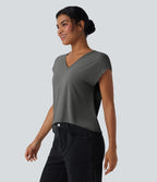 Aurella Flex™ – Essential V-Neck Shirt