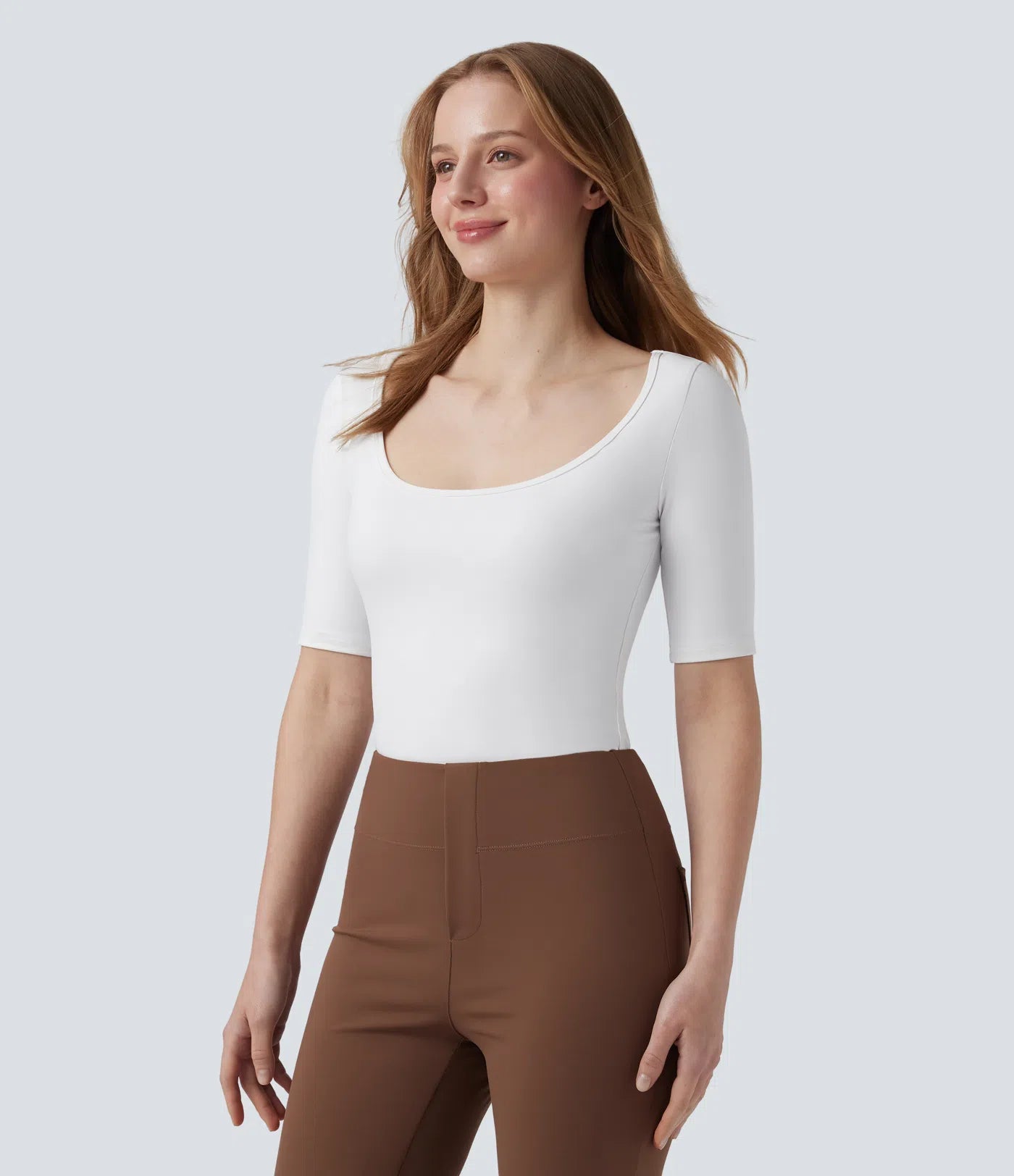 Aurella Airy™ – Soft Touch V-Neck Shirt