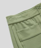 Aurella Flex™ Lässige Stoffhose mit hohem Bund und mehreren Taschen und geradem Bein