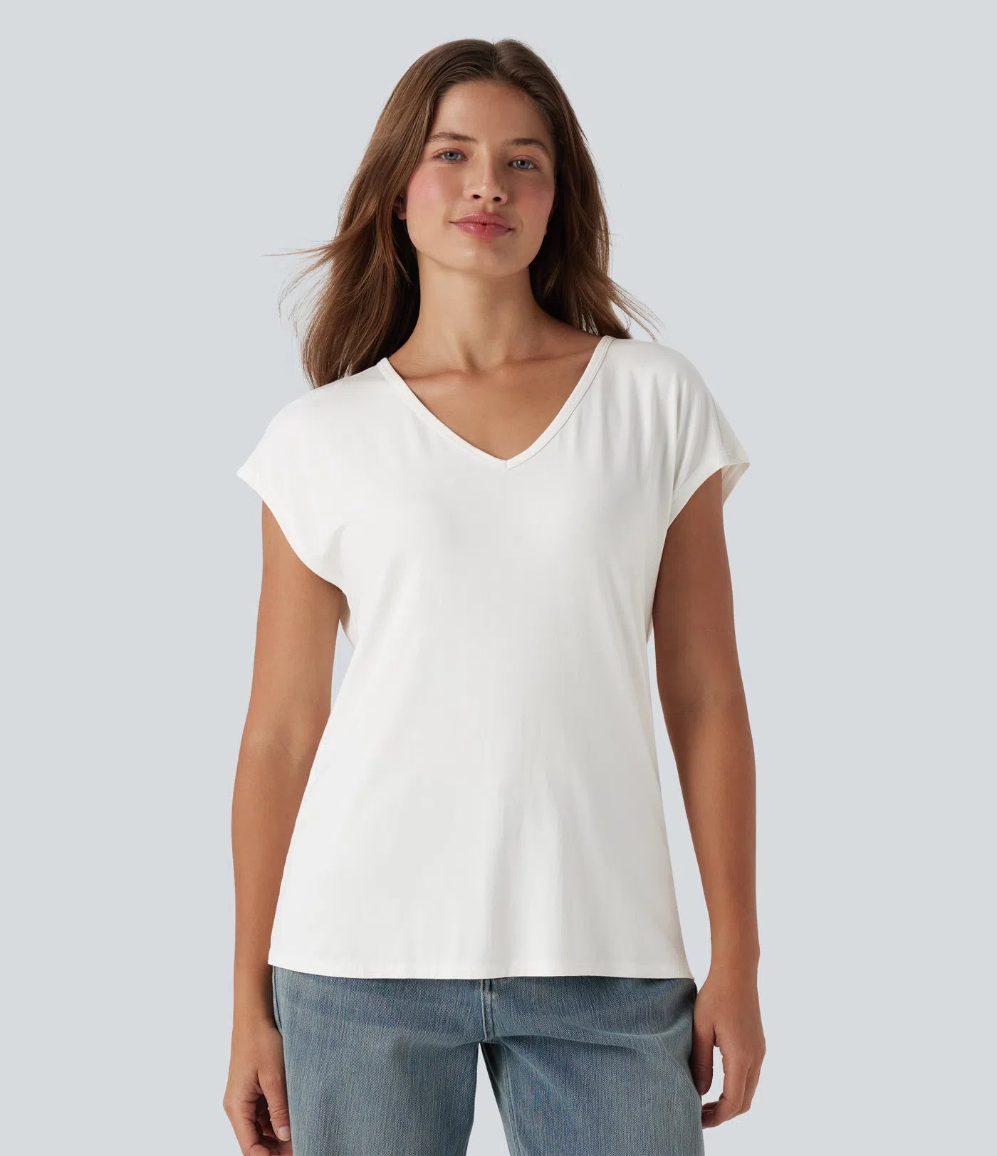 Aurella Flex™ – Essential V-Neck Shirt