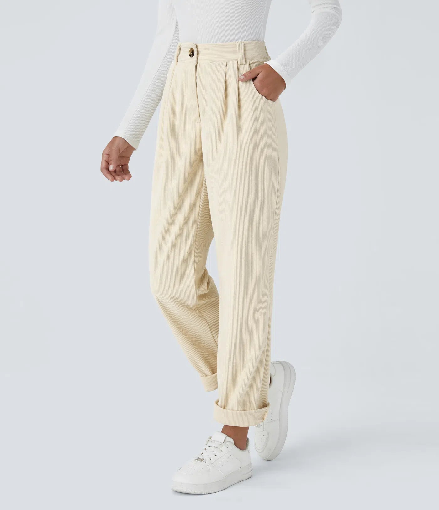 Aurella Cord™ – Mid Rise Corduroy Pants