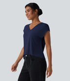 Aurella Flex™ – Essential V-Neck Shirt