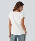 Aurella Flex™ – Essential V-Neck Shirt