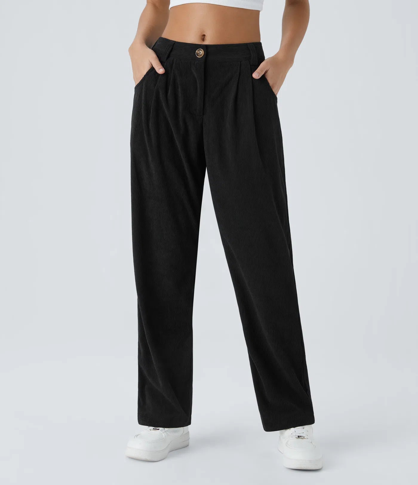 Aurella Cord™ – Mid Rise Corduroy Pants