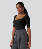 Aurella Airy™ – Soft Touch V-Neck Shirt