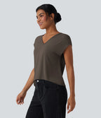 Aurella Flex™ – Essential V-Neck Shirt