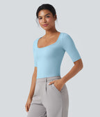 Aurella Airy™ – Soft Touch V-Neck Shirt