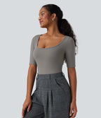 Aurella Airy™ – Soft Touch V-Neck Shirt