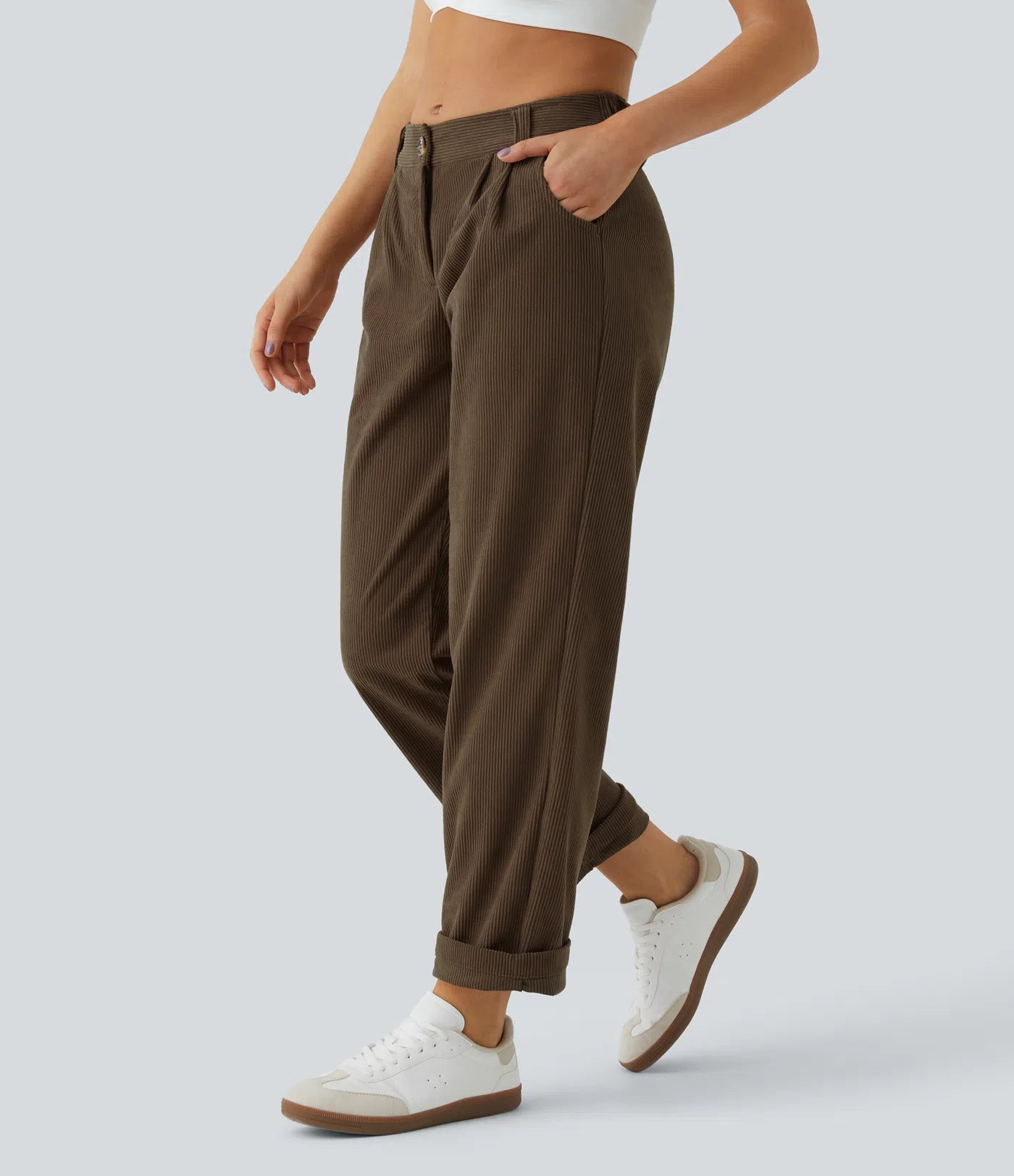 Aurella Cord™ – Mid Rise Corduroy Pants