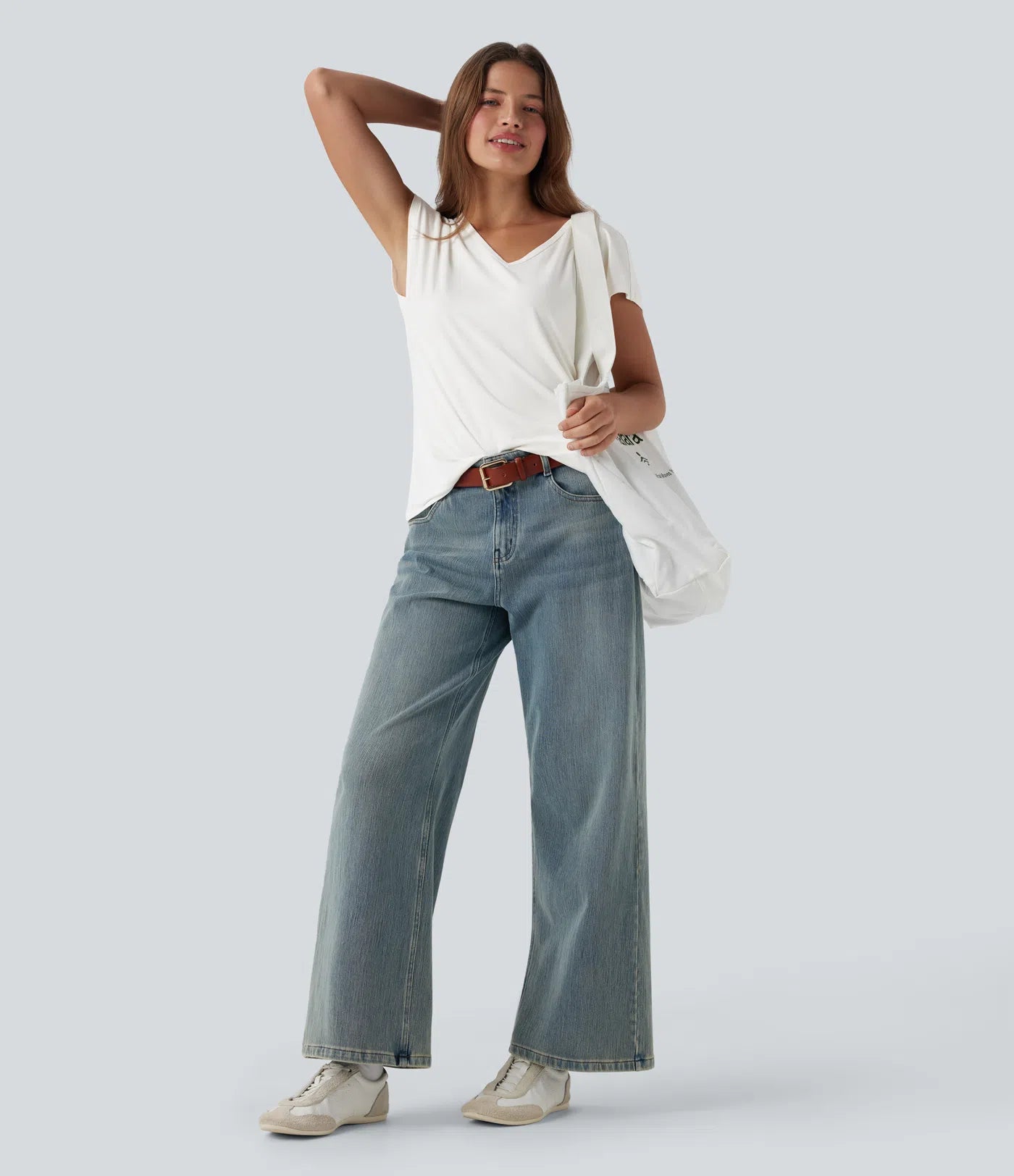 Aurella Flex™ – Essential V-Neck Shirt