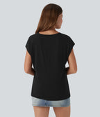 Aurella Flex™ – Essential V-Neck Shirt