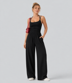 Aurella SoftFlow™ – Wide Leg Jumpsuit