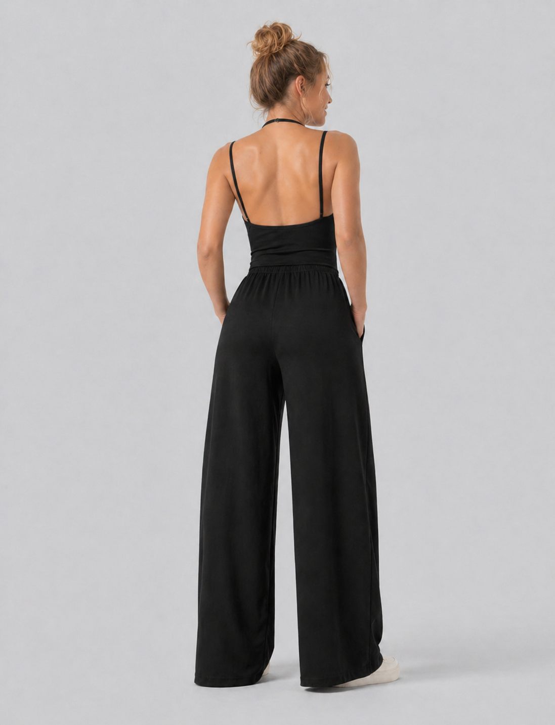 Aurella SoftFlow™ – Wide Leg Jumpsuit