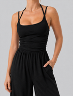 Aurella SoftFlow™ – Wide Leg Jumpsuit