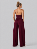 Aurella SoftFlow™ – Wide Leg Jumpsuit