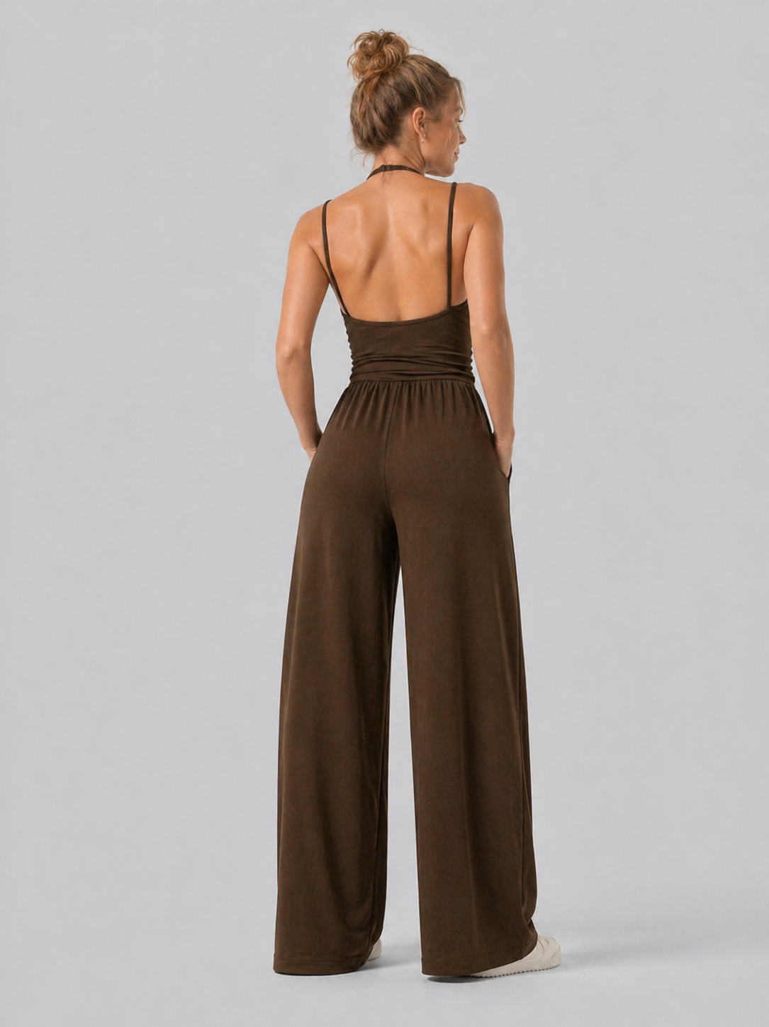 Aurella SoftFlow™ – Wide Leg Jumpsuit