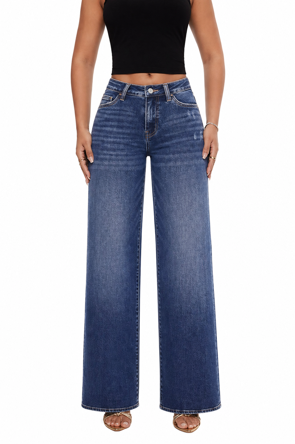 Aurella SoftDenim™ – Wide Leg Jeans