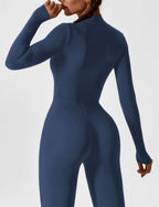 Aurella UltraSculpt™ - Longsleeve Reißverschluss Jumpsuit