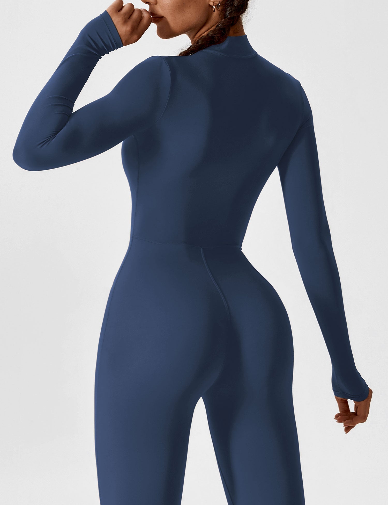 Aurella UltraSculpt™ - Longsleeve Reißverschluss Jumpsuit
