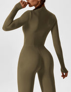 Aurella UltraSculpt™ - Longsleeve Reißverschluss Jumpsuit