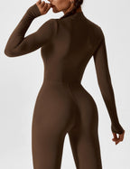 Aurella UltraSculpt™ - Longsleeve Reißverschluss Jumpsuit