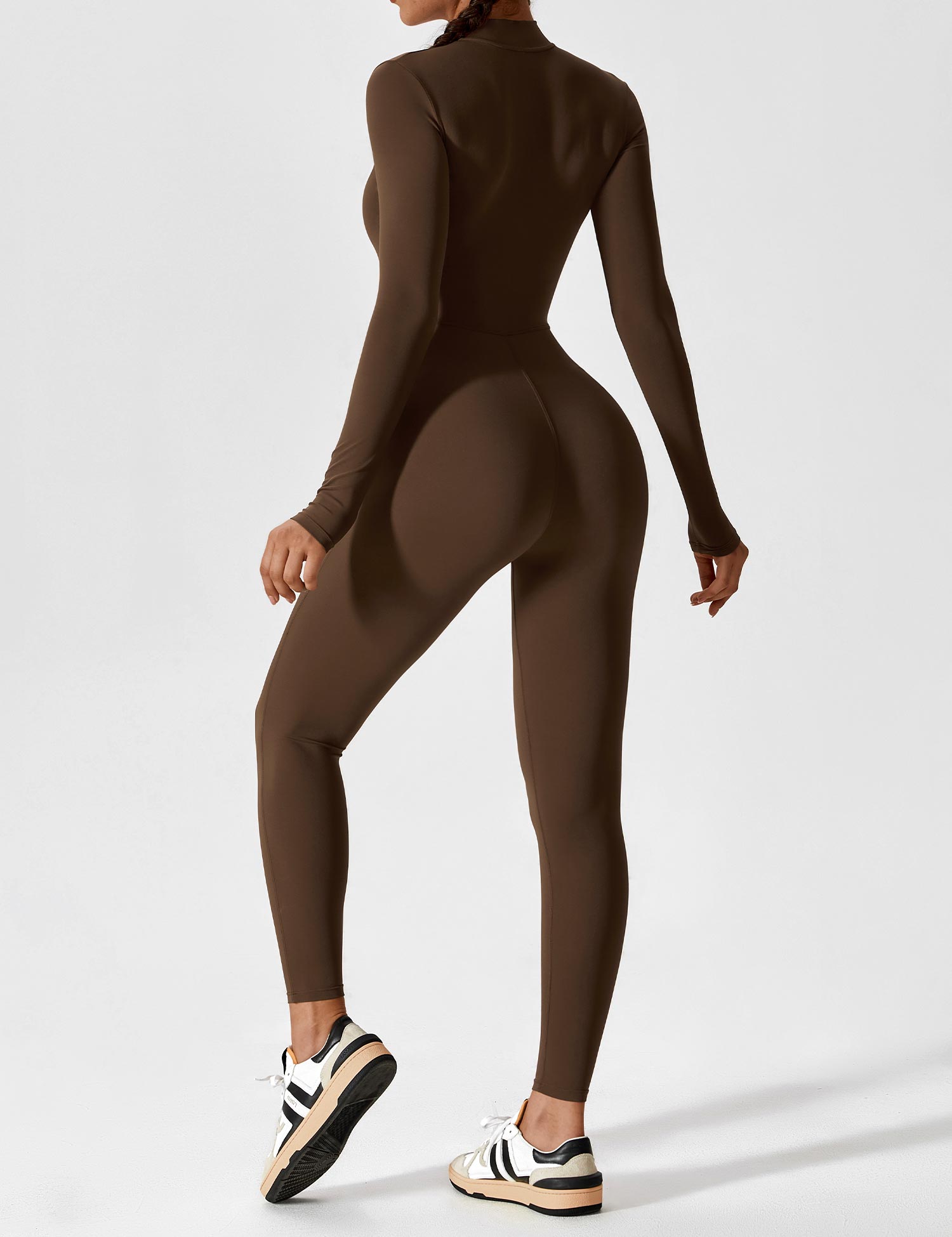 Aurella UltraSculpt™ - Longsleeve Reißverschluss Jumpsuit