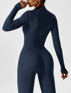 Aurella UltraSculpt™ - Longsleeve Reißverschluss Jumpsuit