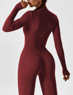 Aurella UltraSculpt™ - Longsleeve Reißverschluss Jumpsuit
